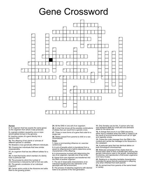 Gene variants crossword. Things To Know About Gene variants crossword. 